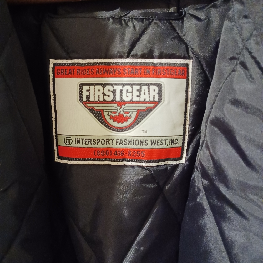 First Gear Motorcycle Racing Jacket Sz XL - Picture 8 of 10